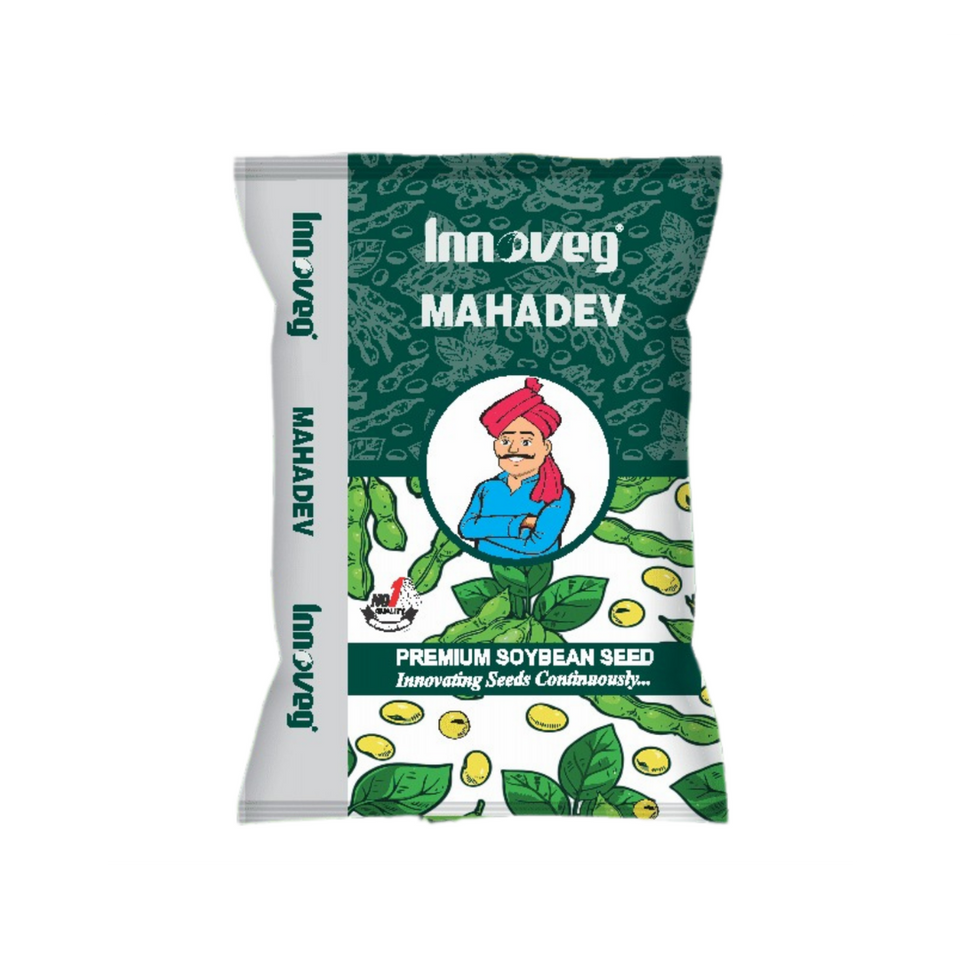 Innoveg Mahadev Premium Soybean Seed | उच्च उत्पादन वाली सोयाबीन वैरायटी | मजबूत पौधा, अधिक फलियां और बेहतर दाना गुणवत्ता